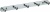 Планка с крючками Savol (5 крючков), хромированная, латунная S-003255