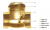 Клапан обратный горизонтальный дисковый(хлопушка) латунный GD4001-3/4"F